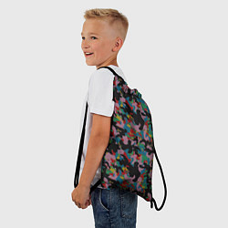 Рюкзак-мешок Модный разноцветный камуфляж, цвет: 3D-принт — фото 2