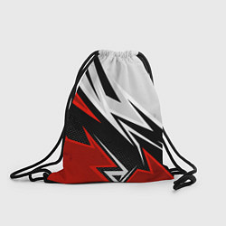 Рюкзак-мешок Бело-красная униформа для зала, цвет: 3D-принт