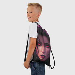 Рюкзак-мешок Кибернетическая колдунья, цвет: 3D-принт — фото 2