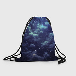 Рюкзак-мешок Звездная ночь - нейросеть, цвет: 3D-принт