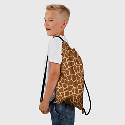 Рюкзак-мешок Пятнистая шкура жирафа, цвет: 3D-принт — фото 2