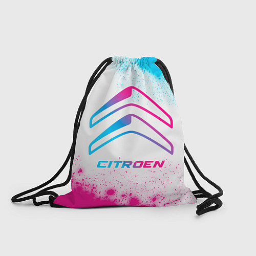 Мешок для обуви Citroen neon gradient style / 3D-принт – фото 1