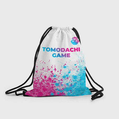 Мешок для обуви Tomodachi Game neon gradient style: символ сверху / 3D-принт – фото 1