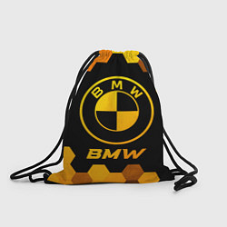 Рюкзак-мешок BMW - gold gradient, цвет: 3D-принт