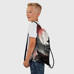 Рюкзак-мешок Дом у реки, цвет: 3D-принт — фото 2