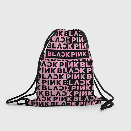 Мешок для обуви Blackpink - pink text / 3D-принт – фото 1