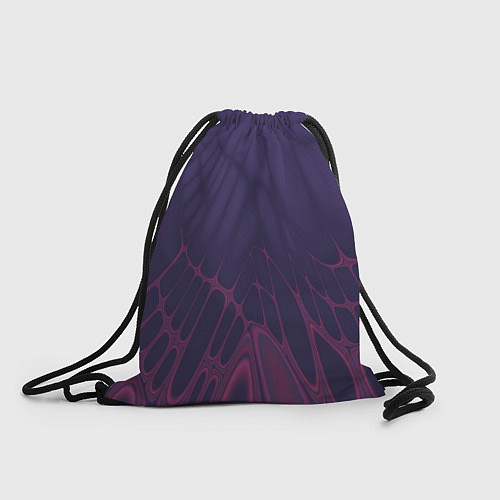 Мешок для обуви Лучи - фиолетовый и розовый - Хуф и Ся / 3D-принт – фото 1