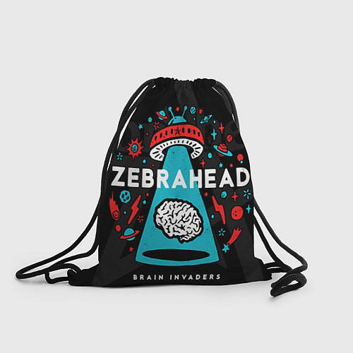 Мешок для обуви Zebrahead brains invaders / 3D-принт – фото 1