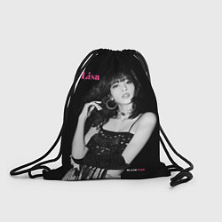Рюкзак-мешок Blackpink lovely Lisa, цвет: 3D-принт