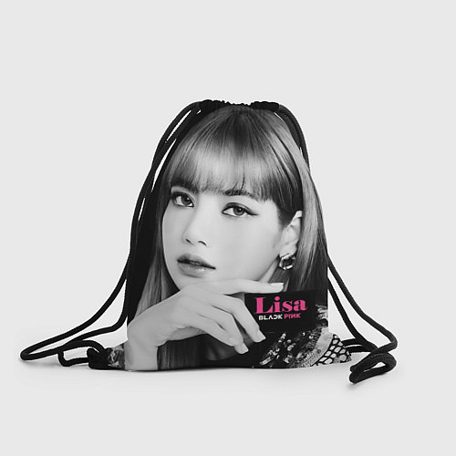 Мешок для обуви Blackpink Lisa Business card / 3D-принт – фото 1