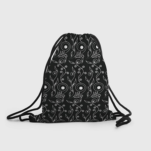 Мешок для обуви Black style pattern / 3D-принт – фото 1