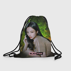 Рюкзак-мешок Jennie Blackpink, цвет: 3D-принт