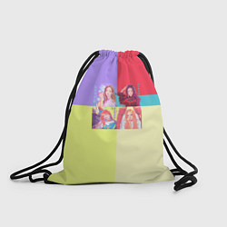 Рюкзак-мешок Блек Пинк - разноцветный, цвет: 3D-принт