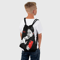 Рюкзак-мешок Blackpink Jennie Smartphone, цвет: 3D-принт — фото 2