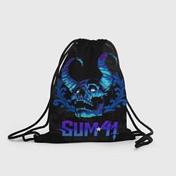 Рюкзак-мешок Sum41 horns skull, цвет: 3D-принт