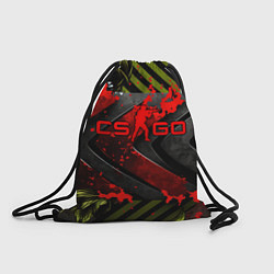Мешок для обуви CS GO red logo