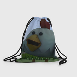 Рюкзак-мешок Chicken Gun курица в лесу, цвет: 3D-принт