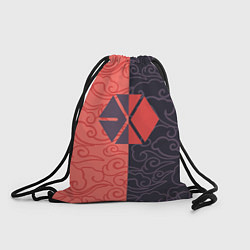 Рюкзак-мешок EXO Clouds, цвет: 3D-принт