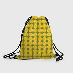 Рюкзак-мешок Мячи для большого тенниса, цвет: 3D-принт