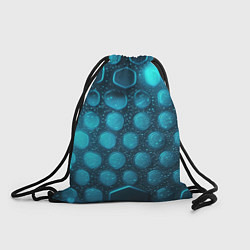Рюкзак-мешок Неоновые светящиеся плитки, цвет: 3D-принт