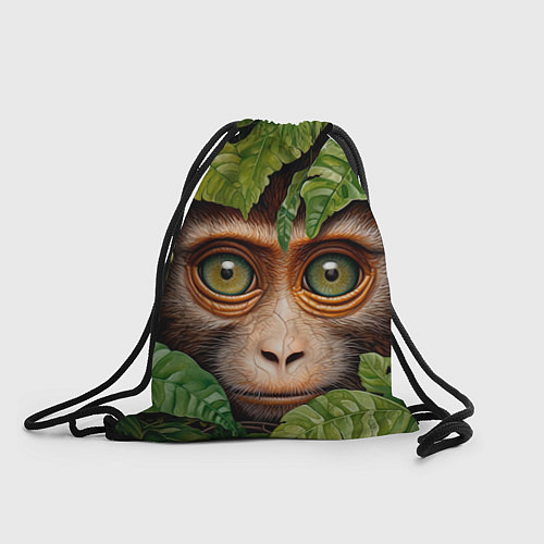 Мешок для обуви Обезьяна в джунглях / 3D-принт – фото 1