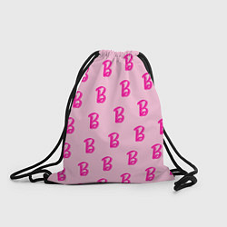 Мешок для обуви Барби паттерн буква B