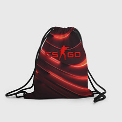 Мешок для обуви CS GO red neon