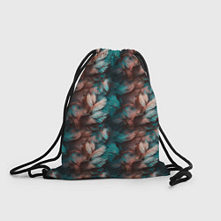 Рюкзак-мешок Гавайский стиль листья, цвет: 3D-принт