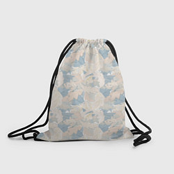 Рюкзак-мешок Паттерн листьев, цвет: 3D-принт