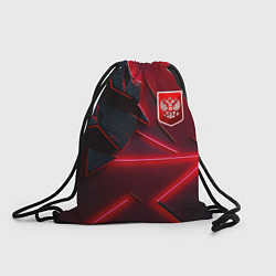 Рюкзак-мешок Красный герб РФ, цвет: 3D-принт