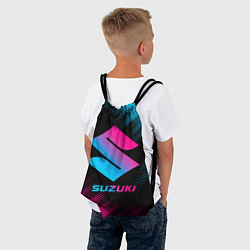 Рюкзак-мешок Suzuki - neon gradient, цвет: 3D-принт — фото 2