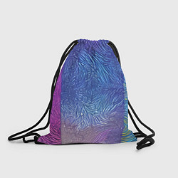 Рюкзак-мешок Трёхцветные узоры, цвет: 3D-принт