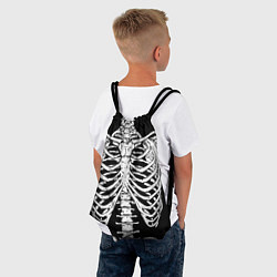 Рюкзак-мешок Skeleton ribs, цвет: 3D-принт — фото 2