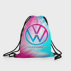 Рюкзак-мешок Volkswagen neon gradient style, цвет: 3D-принт