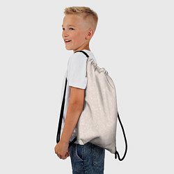 Рюкзак-мешок Текстура светло-бежевый, цвет: 3D-принт — фото 2