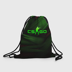 Мешок для обуви CS GO green logo