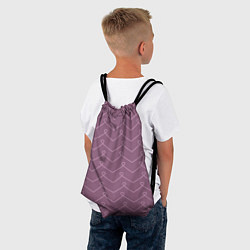 Рюкзак-мешок Вензель на лавандовом, цвет: 3D-принт — фото 2