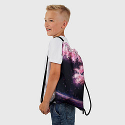 Рюкзак-мешок Небо сакуры, цвет: 3D-принт — фото 2