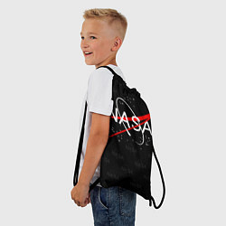 Рюкзак-мешок Nasa dark metter, цвет: 3D-принт — фото 2