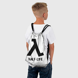 Рюкзак-мешок Half-Life glitch на светлом фоне, цвет: 3D-принт — фото 2