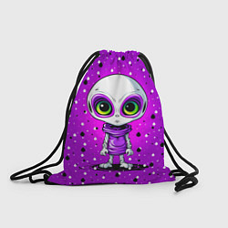 Мешок для обуви Alien - purple color