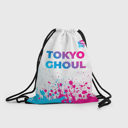 Мешок для обуви Tokyo Ghoul neon gradient style: символ сверху / 3D-принт – фото 1