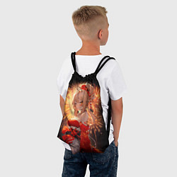 Рюкзак-мешок Ёимия - праздник фейерверков, цвет: 3D-принт — фото 2