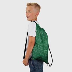 Рюкзак-мешок Школьная доска, цвет: 3D-принт — фото 2
