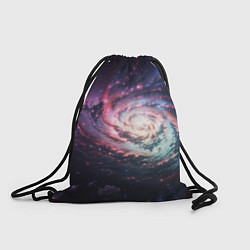 Рюкзак-мешок Спиральная галактика в космосе, цвет: 3D-принт