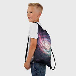 Рюкзак-мешок Спиральная галактика в космосе, цвет: 3D-принт — фото 2