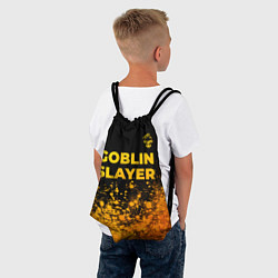 Рюкзак-мешок Goblin Slayer - gold gradient: символ сверху, цвет: 3D-принт — фото 2