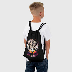 Рюкзак-мешок Лесной король ночью, цвет: 3D-принт — фото 2