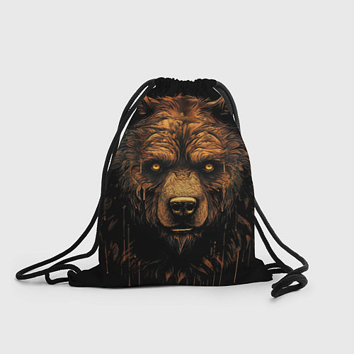 Мешок для обуви Медведь иллюстрация / 3D-принт – фото 1