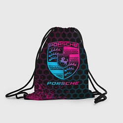 Рюкзак-мешок Porsche - neon gradient, цвет: 3D-принт